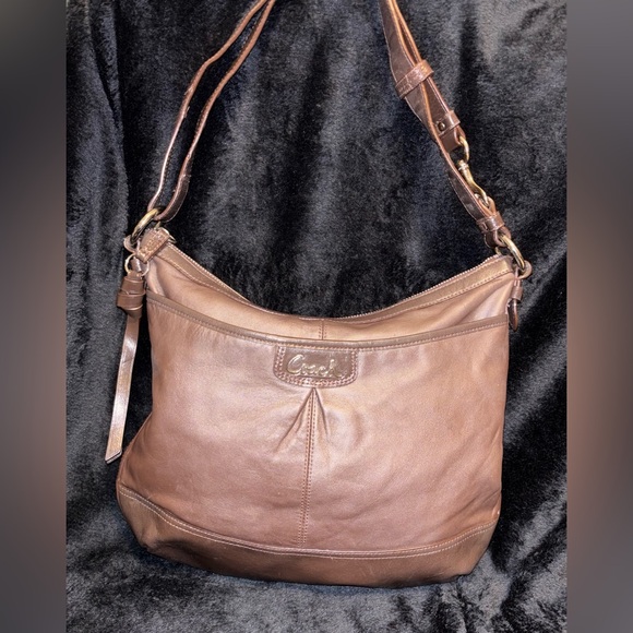 Coach Handbags - Coach Park Brown Leather Duffle F19726 Convertible Shoulder Crossbody Bag